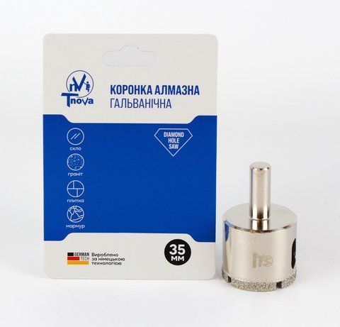 Коронка алмазна гальванічна T-Nova 35mm 60312360 фото