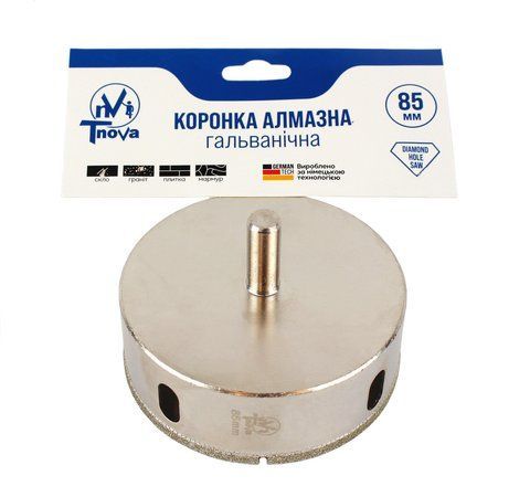 Коронка алмазна гальванічна T-Nova 85mm 60312371 фото