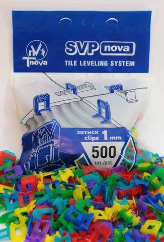 Основа-затискач для системи вирівнювання "SVP-noVa" 1мм (500шт) 2023 фото