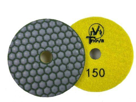 Алмазний гнучкий шліфувальний круг Tnova (черепашка,окремі подушки) DRY USE/Сухе шліфування 100mm, зернистість 150 60456717 фото